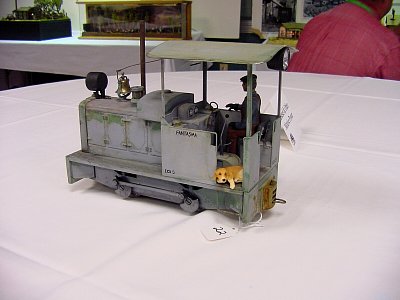 Neat G gauge gas-mechanical 0-4-0 critter